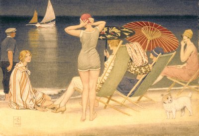 Paraguas, 1929 de Joseph Edward Southall