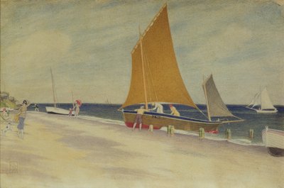 Placeres de la costa, 1925 de Joseph Edward Southall