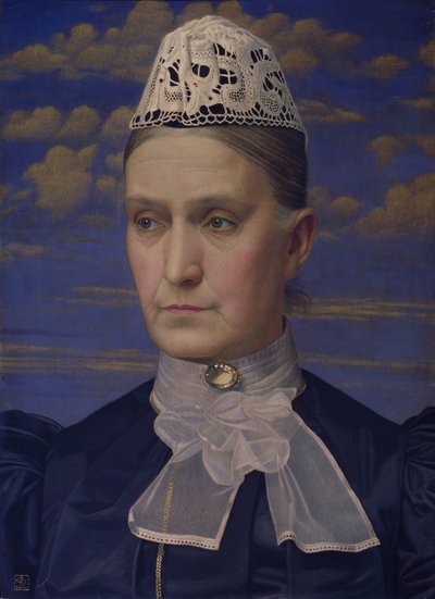 Retrato de la madre del artista, 1902 de Joseph Edward Southall