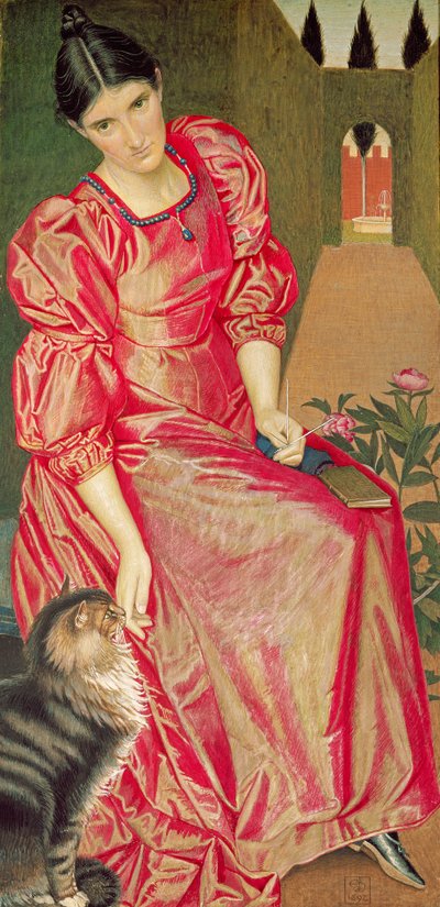 El jardín cerrado, 1898 de Joseph Edward Southall