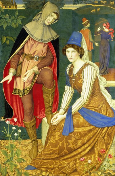 La doncella morena de Joseph Edward Southall