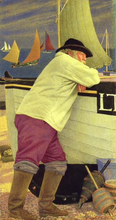 El viejo pescador de Joseph Edward Southall