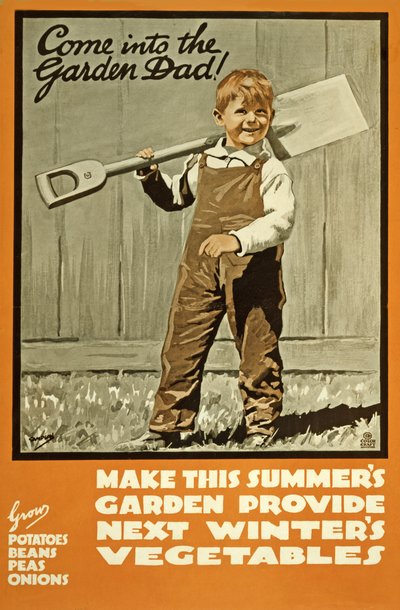 La agricultura de la Primera Guerra Mundial, c.1915 (cartel) de Joseph Ernest Sampson