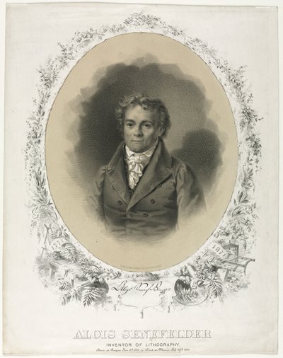 Alois Senefelder, 1871 de Joseph F. Knapp