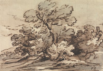 Un grupo de árboles de Joseph Farington
