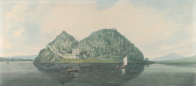 Roca de Dumbarton desde el sur, 1788 de Joseph Farington