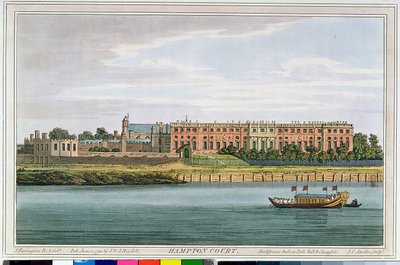 Hampton Court, grabado por J.C. Stadler de 