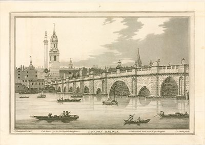 Puente de Londres, 1795 de Joseph Farington