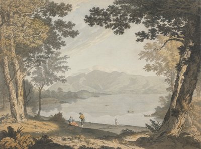 Vista de Skiddaw y Derwentwater de Joseph Farington