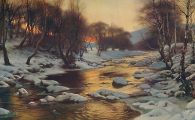 Y el aliento del invierno vino frío y helado, 1886 de Joseph Farquharson