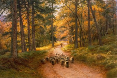 Regreso a casa (óleo sobre lienzo) de Joseph Farquharson