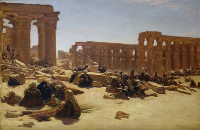Ruinas del Templo de Luxor, c.1890 de Joseph Farquharson