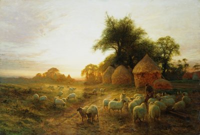 Ese Atardecer Amarillo Muriendo en el Oeste de Joseph Farquharson