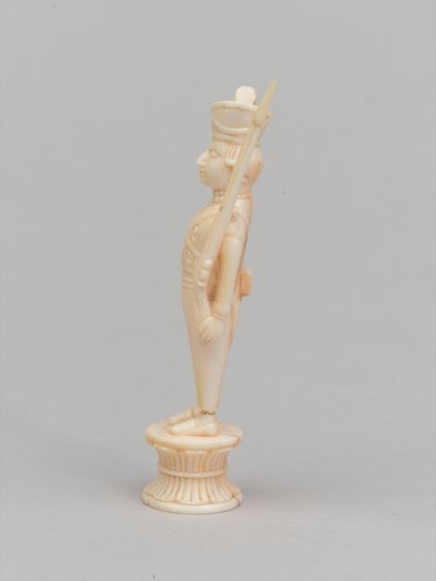 Peón blanco, pieza de ajedrez, India, circa 1820 de Joseph Felix Bouchor