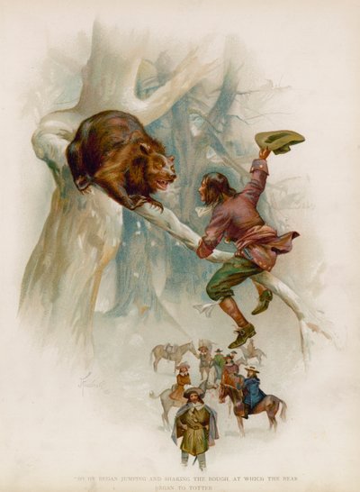 Ilustración para Robinson Crusoe de Joseph Finnemore