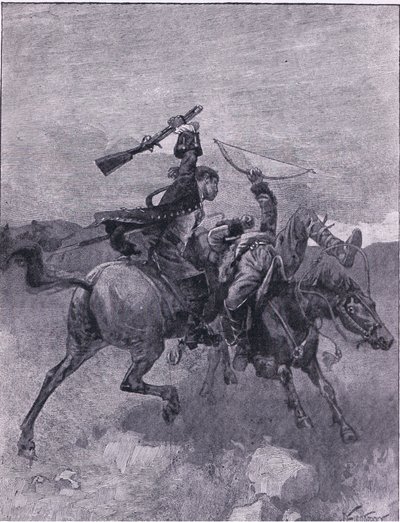 Derriba a uno de ellos de su caballo de Joseph Finnemore
