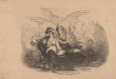 La personificación de la pintura y la música de Joseph Fischer