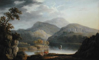 Un paisaje de los lagos de Joseph Francis Gilbert