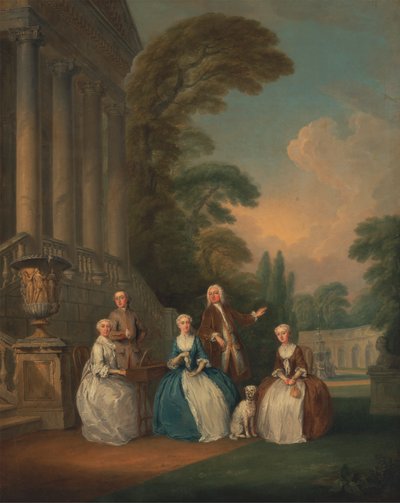 Retrato de una familia de Joseph Francis Nollekens
