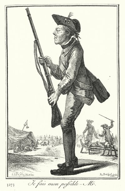 Estoy haciendo lo mejor que puedo, señor (grabado) de Joseph Franz von (after) Goez