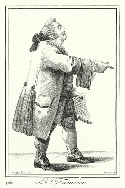 El financiero de Joseph Franz von (after) Goez