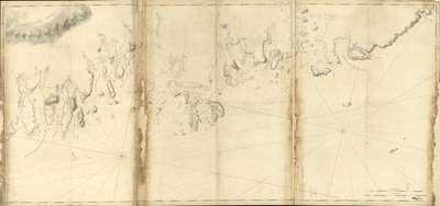 (Costa de Maine desde Moose Cove hasta la bahía de Gouldsboro. LOC 77692978 de Joseph Frederick Barres