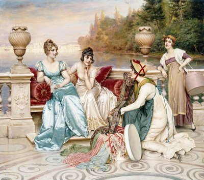 Una selección de seda y satén de Joseph Frederick Charles Soulacroix