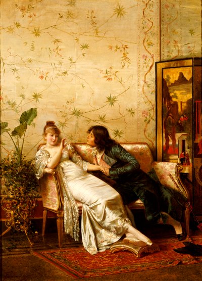 Un avance amoroso de Joseph Frederick Charles Soulacroix