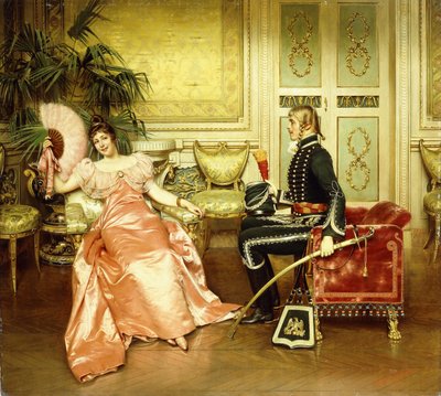 Coqueteo de Joseph Frederick Charles Soulacroix
