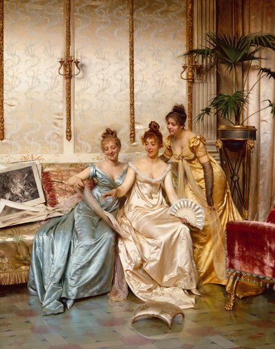 Tres bellas conocedoras de Joseph Frederick Charles Soulacroix