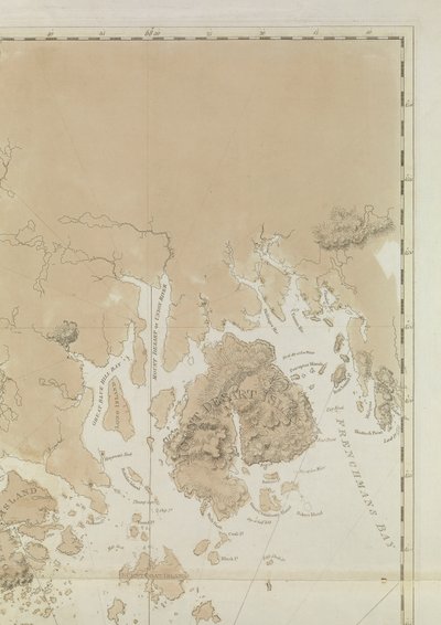 Bahía de Penobscot (detalle) de Joseph Frederick Wallet DesBarres