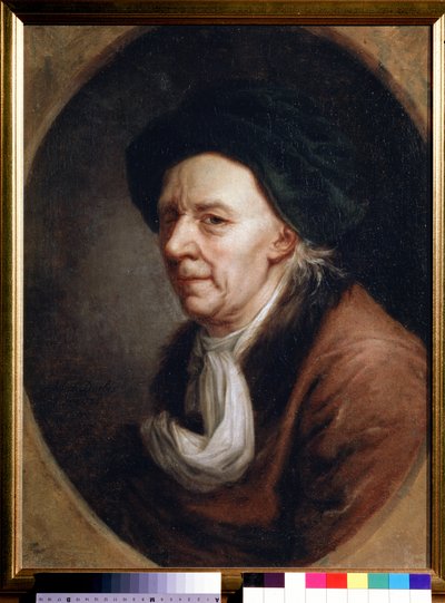 ""Retrato de Leonhard Euler (1707-1783), matemático suizo"" Pintura de Joseph Friedrich August Darbes (1747-1810) Siglo XVIII Dim. 61,3x47,3 cm Galería Estatal Tretyakov, Moscú Rusia de Joseph Friedrich August Darbes