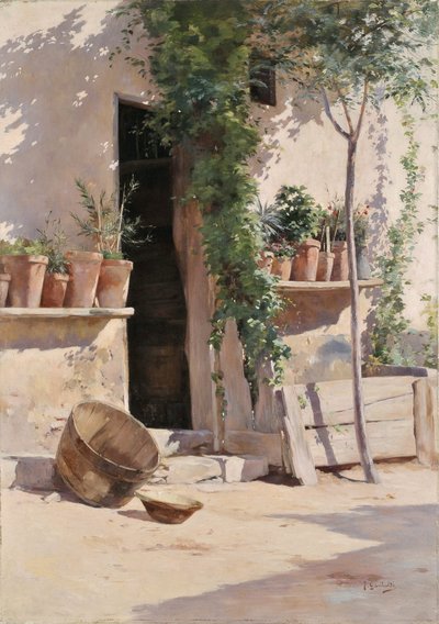 La cabaña de los Lecques (óleo sobre lienzo) de Joseph Garibaldi