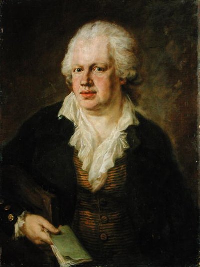 Retrato del poeta Joseph Marius Von Babo (1756-1822) de Joseph Georg Edlinger