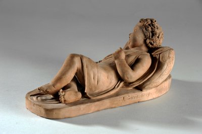 Maqueta para Jane Gott como un bebé en el bosque de Joseph Gott