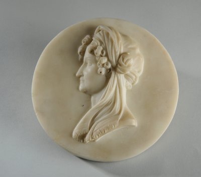 Retrato en medallón de la Sra. Elizabeth Gott de Joseph Gott