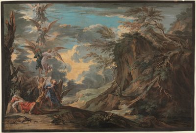 Sueño de Jacob, c. 1720 de Joseph Goupy