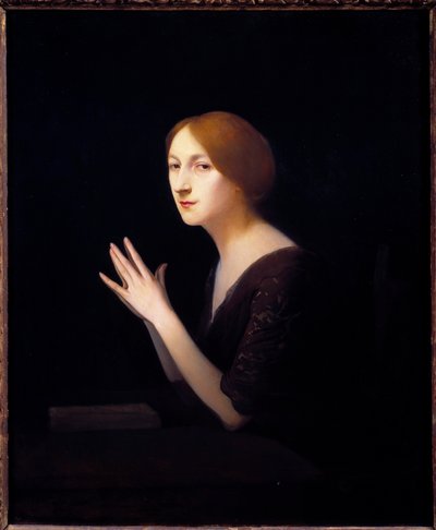 Retrato de Marguerite Moreno (1871-1948) actriz de la Comédie Française de Joseph Granie