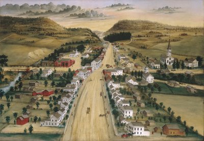 Vista de Poestenkill, Nueva York, c.1870 de Joseph H. Hidley