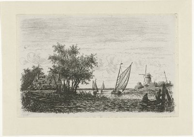 Barcos en un lago de Joseph Hartogensis