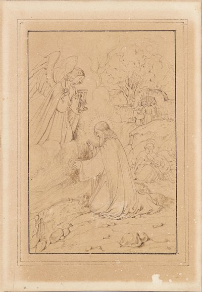 Cristo en el Monte de los Olivos de Joseph Hasslwander
