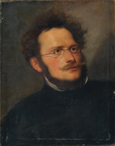 El pintor Heinrich Schwemminger de Joseph Hasslwander