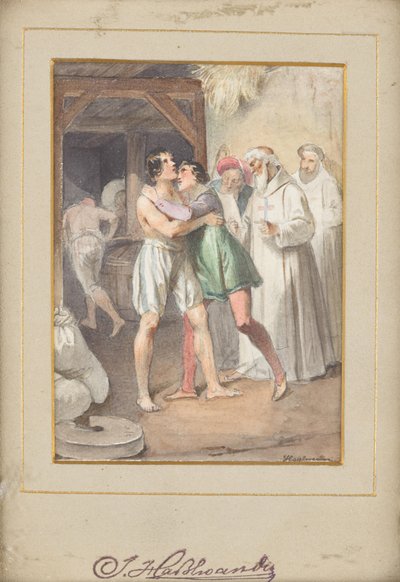 Liberación de presos cristianos por representantes de la Orden Trinitaria de Joseph Hasslwander
