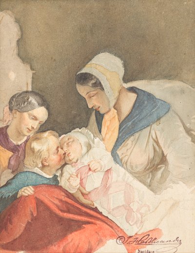 felicidad maternal de Joseph Hasslwander