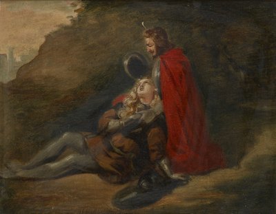 guerrero moribundo de Joseph Hasslwander