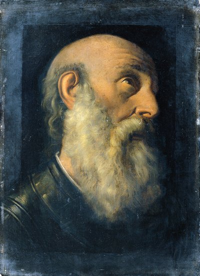 Estudio Cabeza de un Apóstol de Joseph Hasslwander