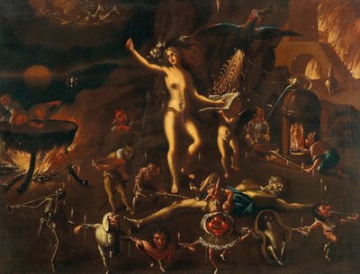 Una escena de brujería de Joseph Heintz the Younger