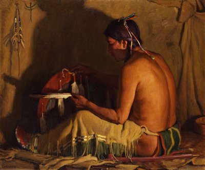 Luz de fuego de Joseph Henry Sharp