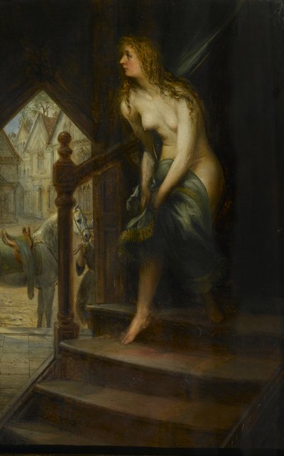 Godiva Disrobing cabalgará por Coventry de Joseph Henry Sharp
