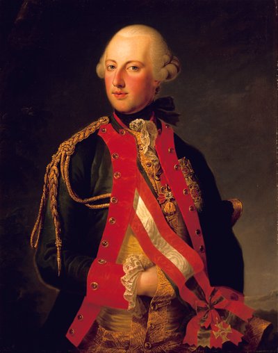 Retrato del emperador José II de Joseph Hickel